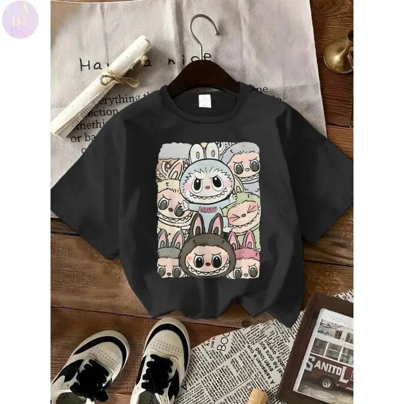 👚 T-shirt Labubu pour Femmes – Design Mignon &amp; Style Assumé SiriuS
