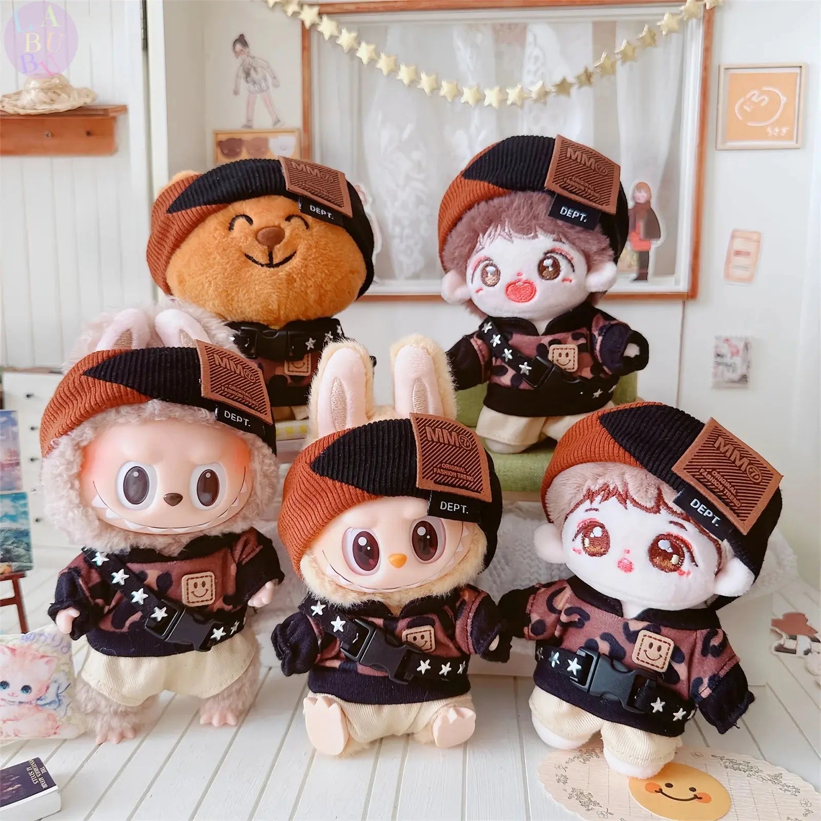 👗🎤 Vêtements Labubu 17cm – Mode Kpop pour Petits Stylistes ! - SiriuS
