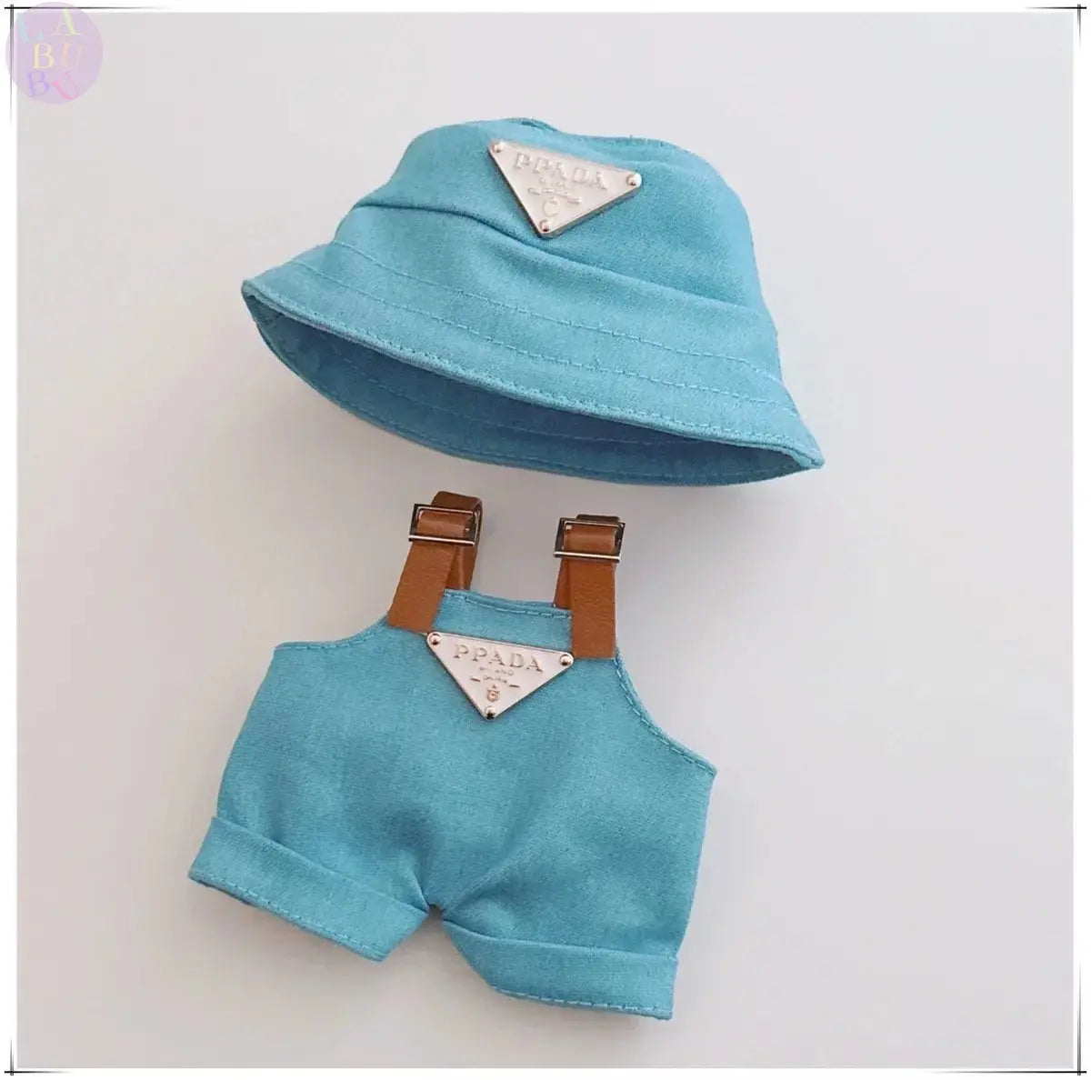 👗🧢 Vêtements Mini Poupée Labubu 17 cm – Tenue Complète avec Chapeau &amp; Chaussures - SiriuS