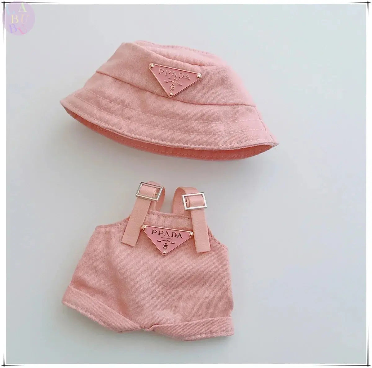 👗🧢 Vêtements Mini Poupée Labubu 17 cm – Tenue Complète avec Chapeau &amp; Chaussures - SiriuS
