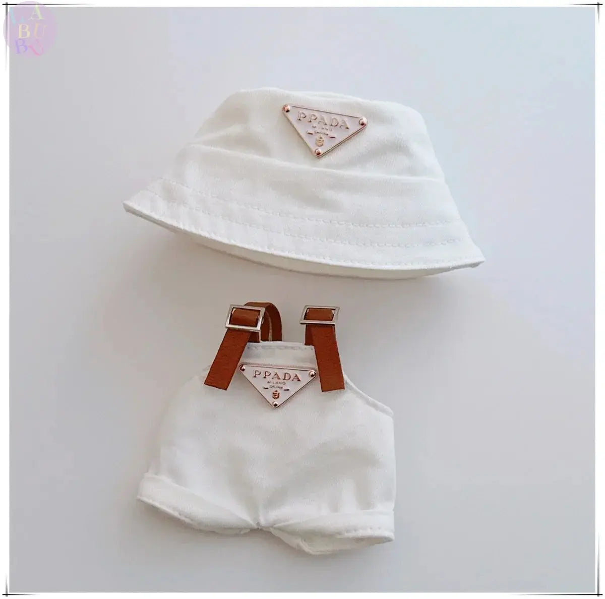 👗🧢 Vêtements Mini Poupée Labubu 17 cm – Tenue Complète avec Chapeau &amp; Chaussures - SiriuS