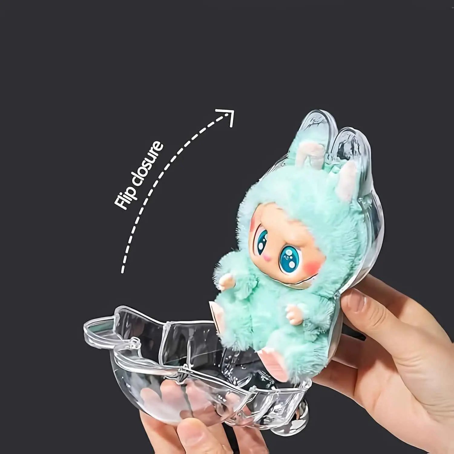 🧸 Coque CosyCloud pour Labubu – Protection Kawaii et Élégante
