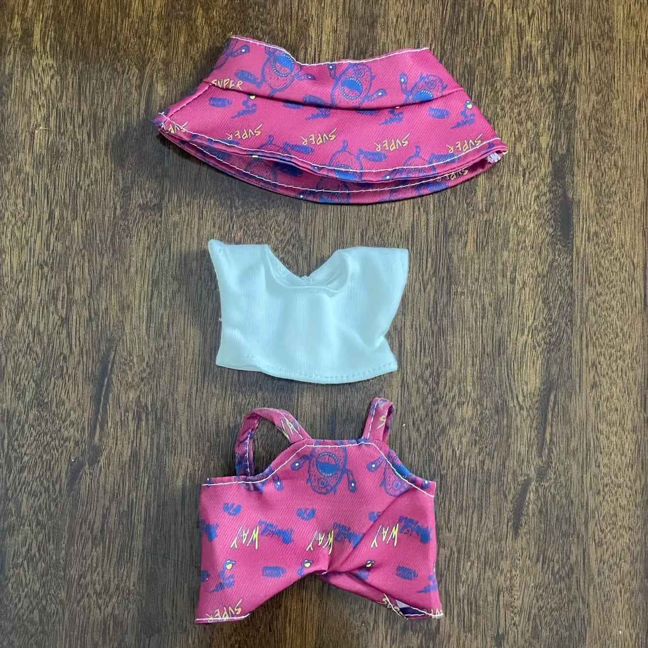 👗✨ Ensemble Bleu Azur – Tenue Élégante pour Poupées Labubu